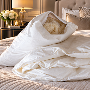 Cashmere Filled Pillow With Zip